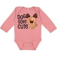thumbnail image 3 of Inktastic Doggone Cute- happy puppy Boys or Girls Long Sleeve Baby Bodysuit, 3 of 5