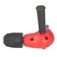 thumbnail image 4 of ESTINK Right Angle Drill Adapter,90 Degree Chuck Adapter,90 Degree Right Angle Drill Adapter 3 Jaw Chuck Right Angle Bend Extension Attachment Repair Tool, 4 of 8