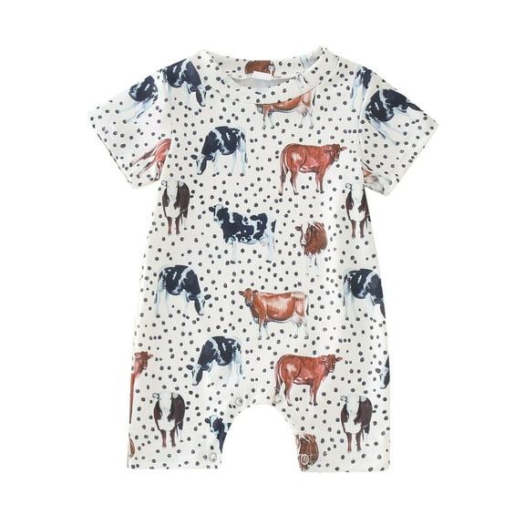 Akiihool Baby Boy Clothes Baby Boys' Fashion Jumpsuits Casual Summer Bodysuits (WH1,3-6 Months)