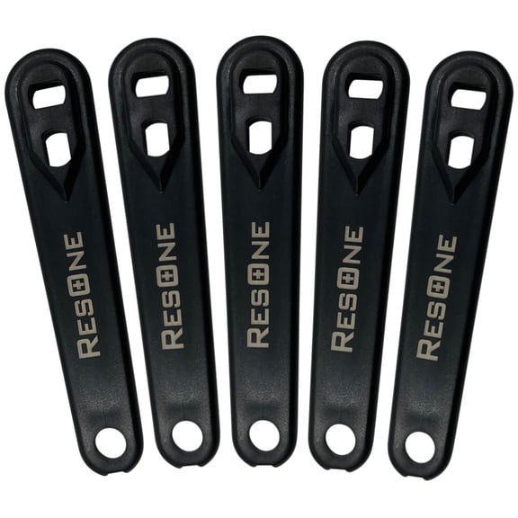 ResOne, Black Plastic Oxygen Cylinder E Wrench 5 Piece