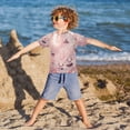 thumbnail image 5 of YAZAOO Summer T-shirt Sunscreen Dreamy Panda Paradise Pattern Swim Tops, 5 of 6