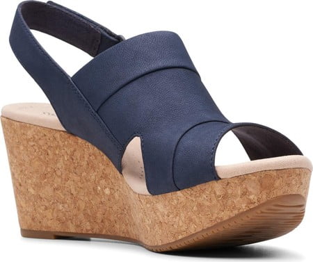 clarks nubuck wedge