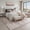 ARA8837-BLUSH, variant on KUETH 2x3 Soft Abstract Entryway Rug, Machine Washable Soft Low Pile Non Slip Backing Rug, Dusty Beige Accent Rug