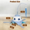 thumbnail image 2 of 3 In 1 Fully Automatic Cat Toy Interactive Cat Toys for Indoor Cats, Motion Activate Automatic Cat Toys, Hunting Chase Hide and Seek Game, Plush Rat Tail & Whack A Mole & Rotating Feather Wand, 2 of 8