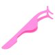 thumbnail image 2 of Aplicador de pestañas postizas portátil, pinzas para pestañas postizas de acero inoxidable, herramienta de maquillaje con Clip, rosa fluorescente, 2 of 14