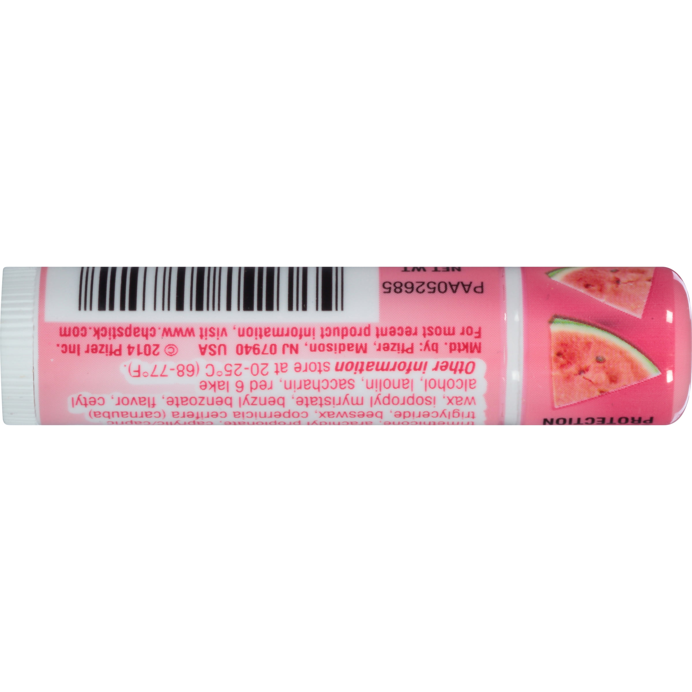 ChapStick Tropical Collection (Watermelon Splash Flavor, 1 Stick) Flavored Lip Balm Tube, 0.15 Ounce Tube