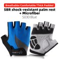 thumbnail image 1 of ROCKBROS Guantes de ciclismo Medio dedo A prueba de golpes Resistente al desgaste Transpirable MTB Guantes de bicicleta de carretera Hombres Mujeres Equipo de bicicleta deportiva Tan Jianjun  unisex, 1 of 2