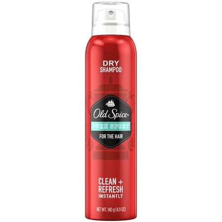 Old Spice Pure Sport Men's Dry Shampoo for the Hair, 4.9 (Best Shampoo For Dry Hair Male)