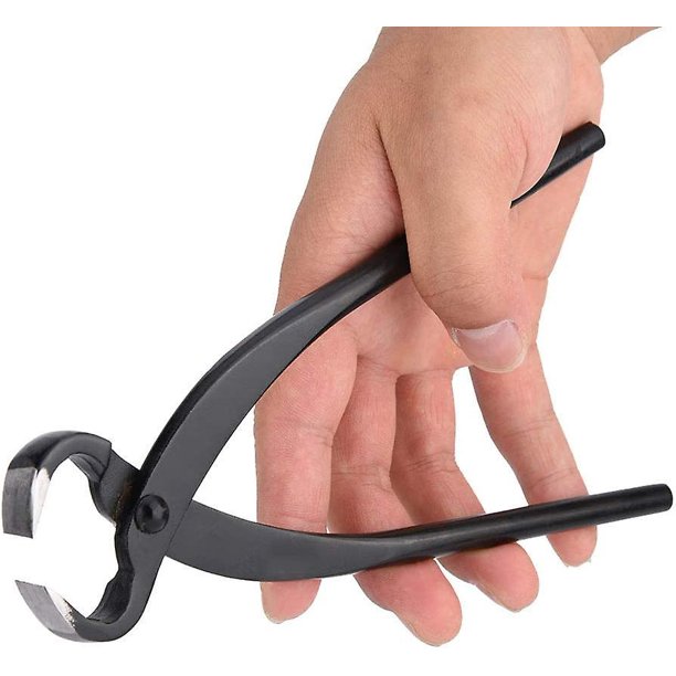 Cortador de ramas, herramientas profesionales para bonsái, cortador cóncavo de aleación de acero al manganeso, podadora de plantas de jardinería, podadora de cable de alambre (1 pieza, negro) LingWen 9024715839954