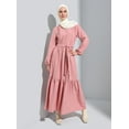 thumbnail image 4 of Dusty Rose - Modest Dress - Refka, 4 of 5