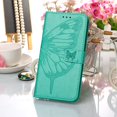 thumbnail image 6 of Moto G Power (2021) Case, Dteck Embossed Butterfly PU Leather Credit Card Slots Wallet Case with Hand Strap for Motorola Moto G Power 2021,Green, 6 of 7