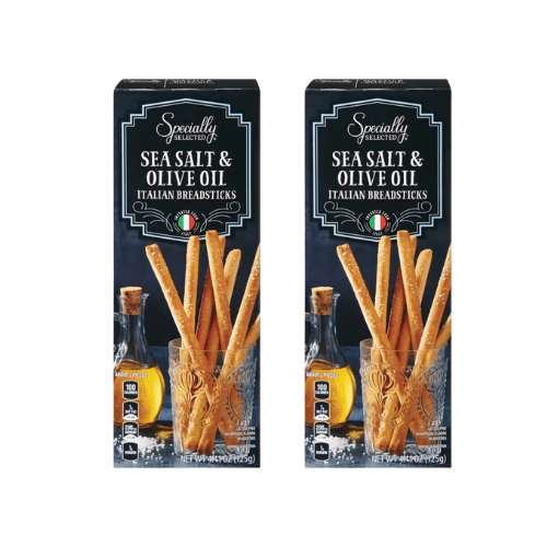 Specially Selected Italian Breadsticks Sea Salt & Olive Oil, 4.4 Oz,2 Pack