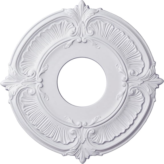 CM12AT Attica Ceiling Medallion, 12 3/4"OD x 3 1/2"ID x 1/2"P, Factory Primed
