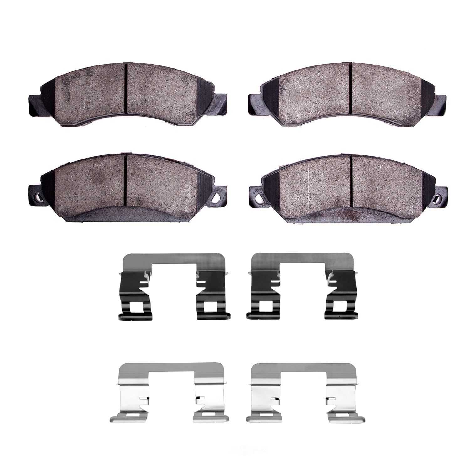 Dynamic Friction Company 1551-1092-01 DFC 5000 Advanced Brake Pads - Ceramic and Hardware Kit - OE