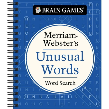 Brain Games Brain Games - Merriam-Webster's Unusual Words Word Search, (Spiral-Bound)