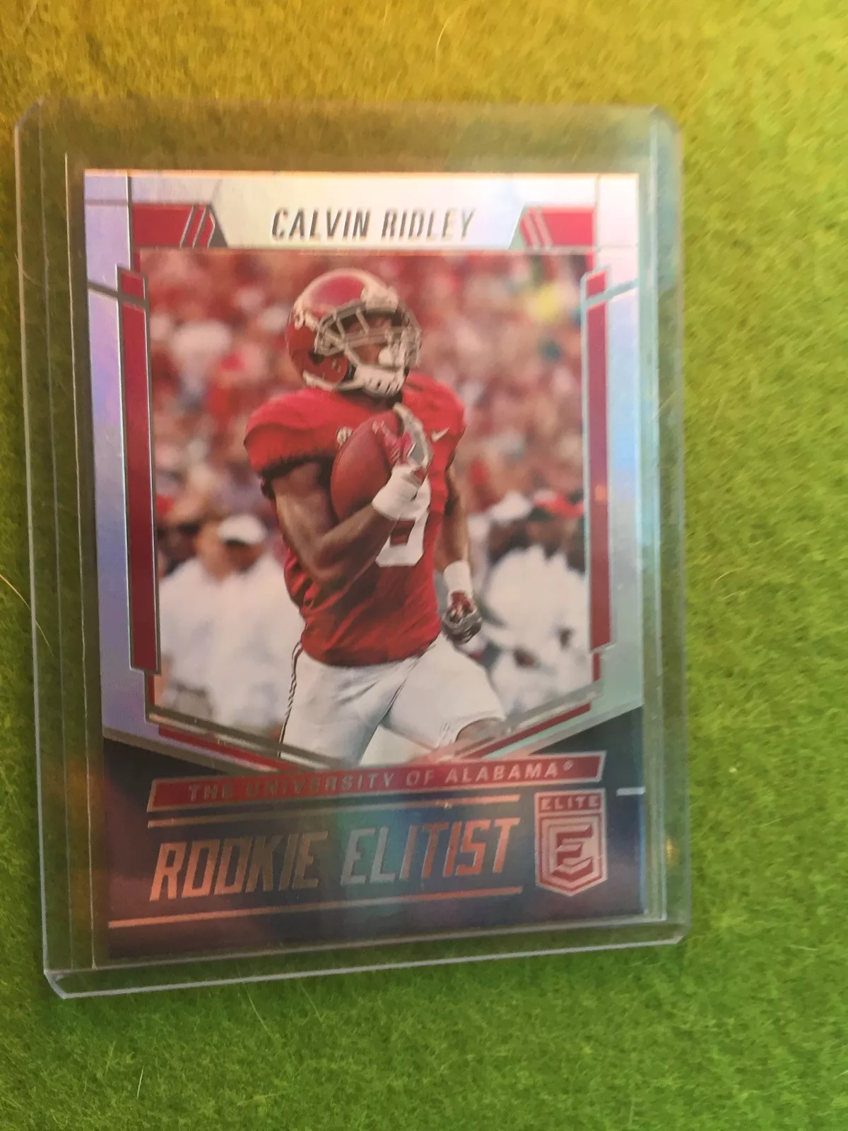 CALVIN RIDLEY ROOKIE CARD RC PRIZM REFRACTOR SP 2018 Elite Football ELITIST #RE8