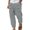 Dark Gray, variant on Ndbuld Essentials Men's Pants, Chinos, Straight-Fit Jogger Men's Casual Beach Solid Color Cotton Linen Loose Drawstring Button Pocket Pants Black S