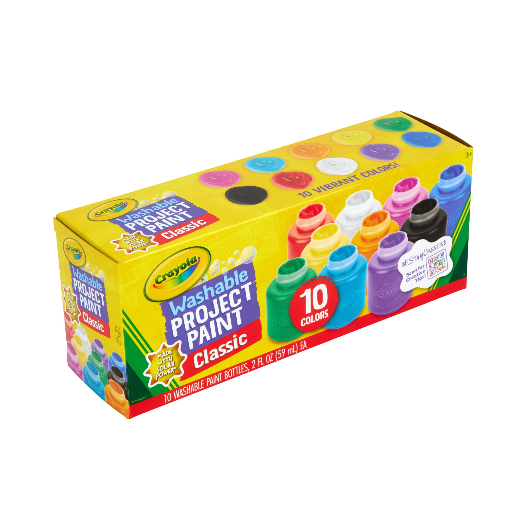 (3 pack) Crayola 2 oz Flat Tempera 1Count 1Pack