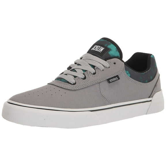 Etnies Men's Joslin Vulc Low Top Skate Shoe, Grey/Black/White, 12