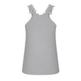 thumbnail image 3 of AherBiu Summer Tank Tops for Women Lace Strap Sleeveless V Neck Casual Comfy Tanks Solid Color, 3 of 6