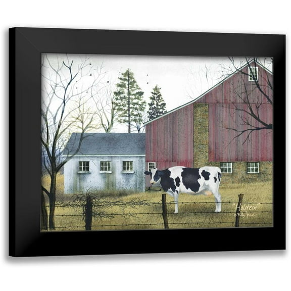Jacobs, Billy 14x12 Black Modern Framed Museum Art Print Titled - Holstein