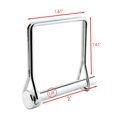 thumbnail image 6 of 2 Pack Square Pto Pin, Shaft Locking Pin, Safety Coupler Pin 1/4" x 1.97"(6.3mm x 50mm), Full Marine Grade 316 Stainless Steel Heavy Duty Shaft Locking Pin$$Hardware, 6 of 6
