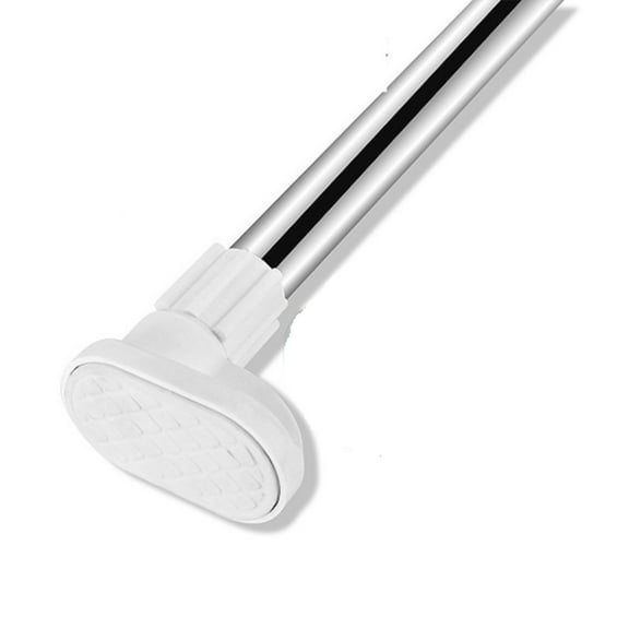 Easy2Hang 42.5” to 78.7" Adjustable Straight Shower Curtain Tension Rod, Stainless Steel