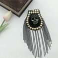 thumbnail image 4 of Stage Costume Skull Epaulet for Rhinestone Shoulder Jewelry Vintage Tassel Link Chain Epaulet Shoulder Boards Badge Broo, 4 of 4