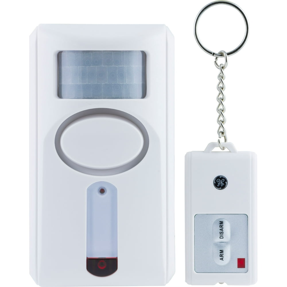 GE Wireless Motion Sensor Alarm With Key Chain Remote 51207 Walmart