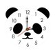 thumbnail image 2 of Reloj de pared helado - Decoración moderna de madera silenciosa sin tic-tac de 12,8 x 10,2 pulgadas, 2 of 9