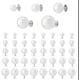 thumbnail image 1 of 100 piezas de broches de perlas en 5 tamaños, botones de perlas, remaches de perlas, botones sin coser, botones de rosca de perlas, alfileres de perlas removibles y reutilizables., 1 of 8