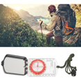 thumbnail image 1 of Multifunctional Plastic Compass with Scales, Portable Gradiometer, Magnifying Glass, LED Lamp, Tool,DUBUNS, 1 of 5