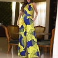 thumbnail image 1 of Mamelucos Mujer Elegante Mono largo Estampado floral Algodón Vacaciones Vacaciones (Amarillo L) Ygjytge Amarillo T L para Mujer, 1 of 7