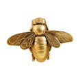 thumbnail image 3 of Adorno de pared de abeja, arte de pared animal para decoración del hogar, estatua dorada para sala de estar L, 3 of 9