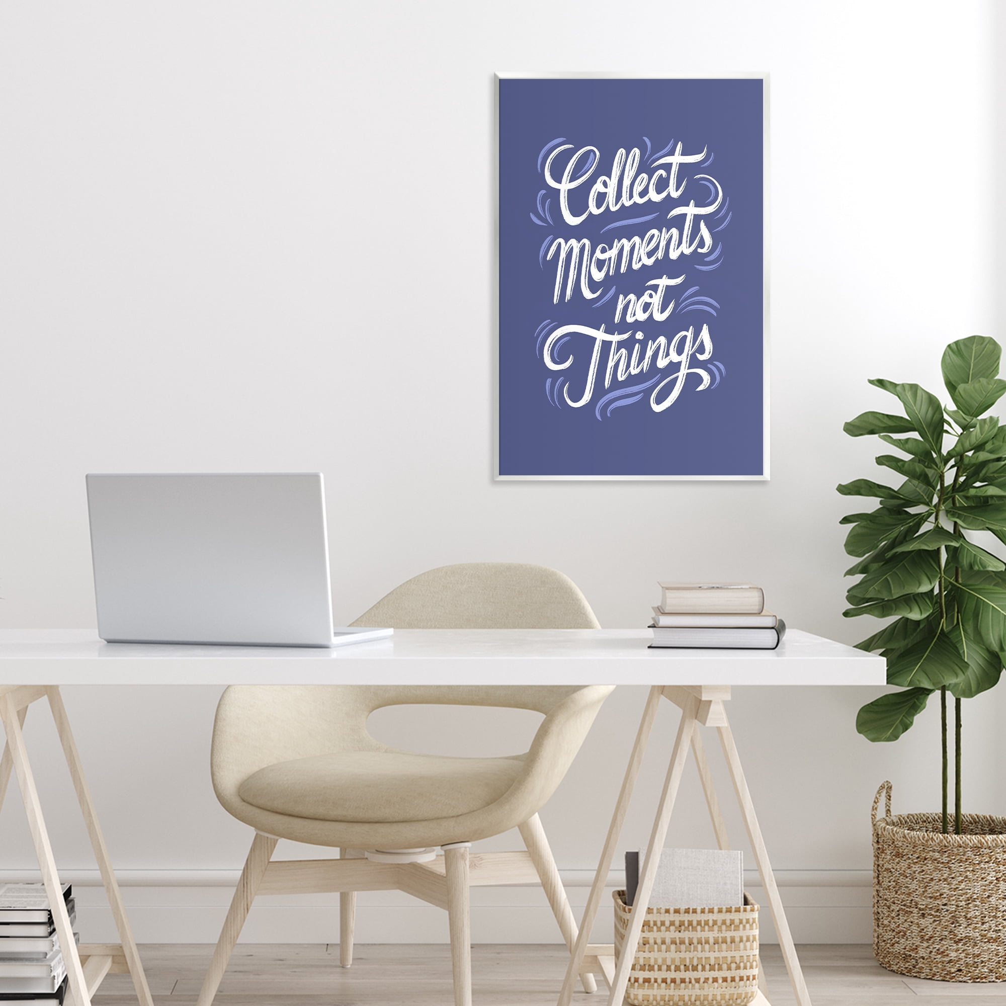 Stupell Industries Collect Moments Not Things Wall Plaque Art, design by Martina Pavlova