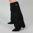 thumbnail image 2 of Women's Knee High Boots with Adjustable Buckle Strap Comfortable Heel for Fall Winter, 2 of 5