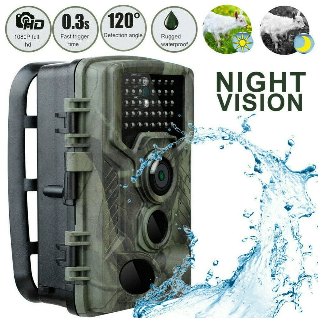 XTU Game Hunting Camera with 24MP 1080P Full HD Trail Camera ... Night Vision 