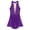 Purple, variant on Miutii Figure Ice Skating Dress for Women Sleeveless Glitter Rhinestones Mesh Splice Leotard Dusty Pink XL