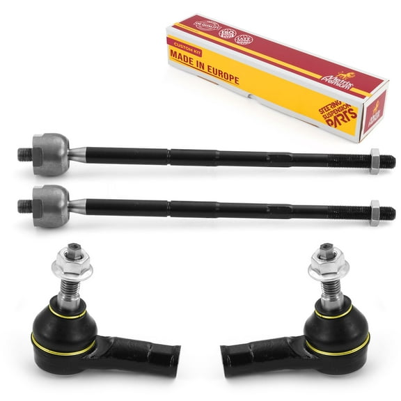 Metrix Premium Chassis Parts - 4 PC Inner & Outer Tie Rod End Kit Fits 2012-2015 Chevrolet Sonic, Replacement EV800936, ES800929