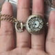thumbnail image 2 of Bronze Tone Pocket Watch Floral Texture Hunter Case Pocket Watch, 2 of 5