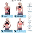 thumbnail image 2 of Ltrototea Back Brace Posture Corrector for Women Men - Corrects Slouching, Hunching and Bad Posture Lower Upper Shoulder Neck Pain Clavicle Support Brace with shoulder pads, 2 of 7