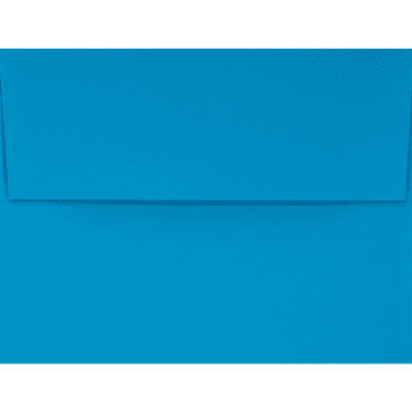 LUXPaper A4 Invitation Envelopes, 4 1/4 x 6 1/4, 80 lb. Pool Blue, 50 Pack