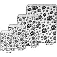 thumbnail image 3 of 20 Bags of our white 8.5" x 11" Decorative Flat Paper Gift Bags - Paw-Print Pattern on White Bags - for Sales/Treats/Parties Cookies/Gifts., 3 of 6