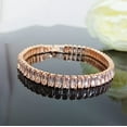 thumbnail image 2 of Efulgenz Cubic Zirconia Bracelet for Women Tennis Bracelet Bar Shape Cubic CZ Simulated Stone Crystal Bracelet for Women Wedding Bridal Bracelet Gifts, 2 of 2