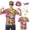 Style C, variant on Alaiyaky 6 Pcs Mens 80s 90s Outfits Hip Hop Costumes Accessories Colorful T Shirt Set for Rock Disco Party