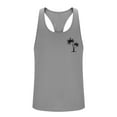 thumbnail image 3 of Gray Hawaiian Cami Tank Tropical Work Out Gym Beach Lounge Jogger Vests for Mens Fall Summer Spaghetti Strap Boat Neck Racerback Loose Fit Top Vests Mens 2025 XXL, 3 of 5