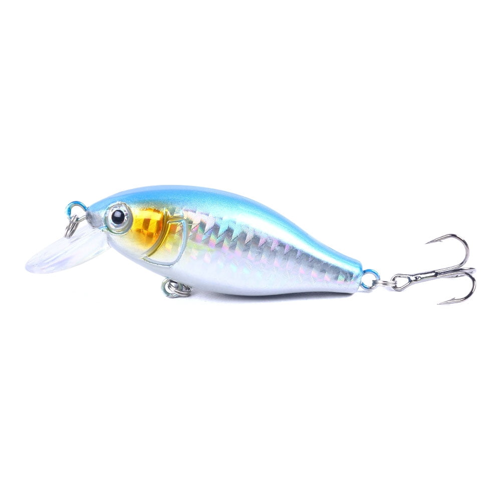 HENGJIA Crankbaits Fishing Lures, Square Bill Crankbait, Bass Fishing Lure, 3D Eyes Fishing Gear Trout Lure for Shallow Water, Freshwater, Saltwater
