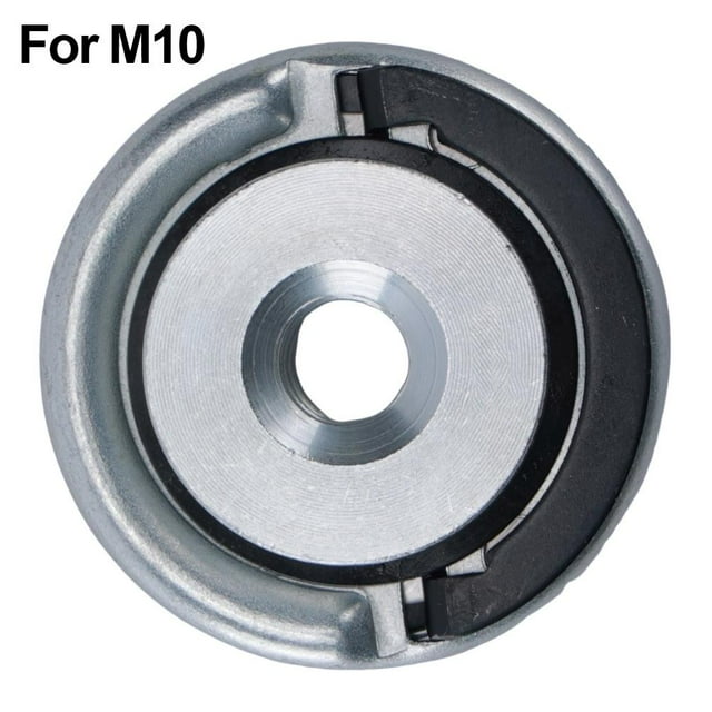 Angle Grinder Flange Nut Quick-Lock M10 M14 5/8-11 Thread Self-Locking Flange Grinding Disc & Secure Polishing Attachment