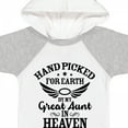 thumbnail image 4 of Inktastic Handpicked for Earth by My Great Aunt in Heaven Boys or Girls Baby Bodysuit, 4 of 5