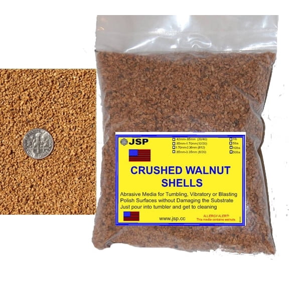 Crushed walnut shell .85-1.7mm 12/20 10 lb